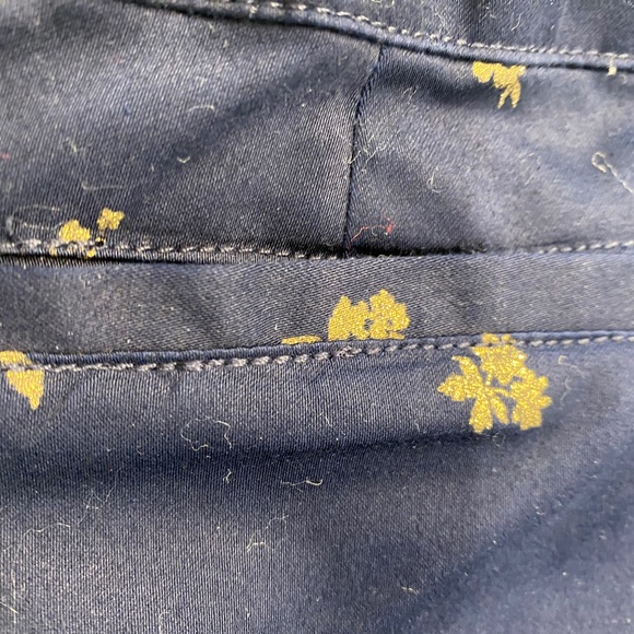 Janie and Jack navy blue gold floral suit pants - EUC - Picture 4 of 8